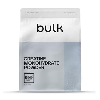 Bulk Creatine Monohydrate Powder 500g, Micronised Creatine Supplement for Strength, Power & Performance, Unflavoured Vegan, Easy to Dissolve, Boosting Supplement for Men & Women