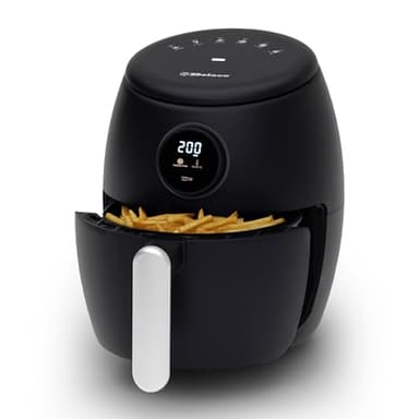 Belaco Air Fryer, 2L Digital Display, Rapid Air Circulation, Air Fryers, 60 Min Timer, Adjustable Temperature, Dishwasher Safe Basket BEL-AF-02