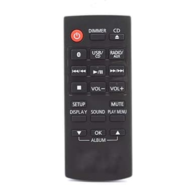 Replacement Remote Control Compatible with Panasonic SC-UX100E-K Audio