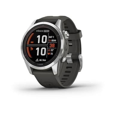 Garmin fēnix 7S PRO GPS 42mm Smaller Smartwatch, Multisport, Advanced Health & Training Features, Touchscreen & Buttons, up to 11 days battery life, Graphite