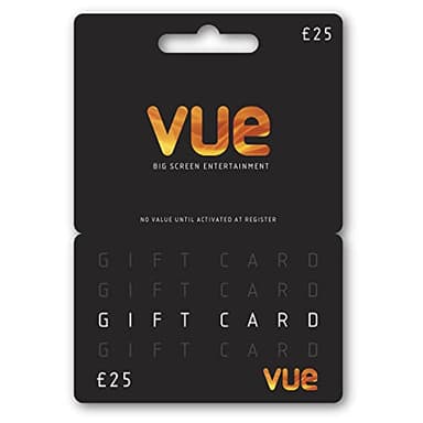 VUE £25 Gift Card - UK Redemption - Delivered by post