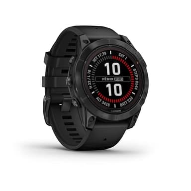 Garmin [Renewed fēnix 7 PRO GPS 47mm Smartwatch, Multisport, Advanced Health & Training Features, Touchscreen & Buttons, up to 18 days battery life, Graphite (Renewed)
