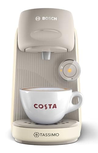 Tassimo by Bosch Finesse Friendly Pod Coffee Machine in Cream TAS167PGB with INTELLIBREW and IntensityBoost, Compatible with 50 Different Beverages