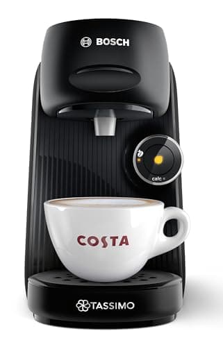 Tassimo by Bosch Finesse Friendly Pod Coffee Machine in Black TAS162EGB with INTELLIBREW and IntensityBoost, Compatible with 50 Different Beverages