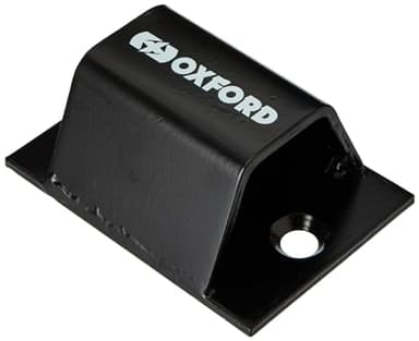 Oxford LK397 Brute Force Ground Anchor. Motorcycle Motorbike Bicycle Ebike Security/Wall Anchor, Black