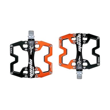 Mountain Bike Pedals, Lightweight Aluminum Alloy Bicycle Pedal, Non-Slip MTB Pedals Wide Platform Road Bike Pedal 9/16"