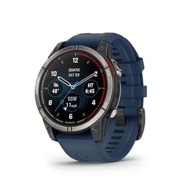 Garmin quatix® 7 Pro Premium GPS Marine Smartwatch with AMOLED Display, LED Flashlight, Sailing and Water Sports Activities, Fish Prediction, and Trawling Motor Control