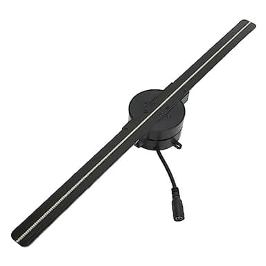 3D Hologram Fan WiFi Projector, 224 LED Light Beads, 1080P 16.5Inch Holographic Video Advertising Projector Display for Businesses, Parties, Etc