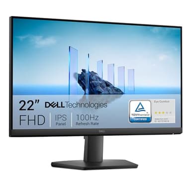 Dell 22 Monitor - SE2225HM, Full HD (1920x1080), 100Hz, VA, 5ms | VESA (100x100mm), HDMI, VGA, 3 Year Warranty, Black