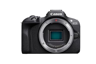 Canon EOS R100 (Body) - Compact Mirrorless Digital Camera - 24.1 MP, 4K Resolution - Dual Pixel CMOS AF, DIGIC 8 Processor - 6.5 FPS Continuous Shooting - Face & Eye Detection, Bluetooth, Wi-Fi, GPS