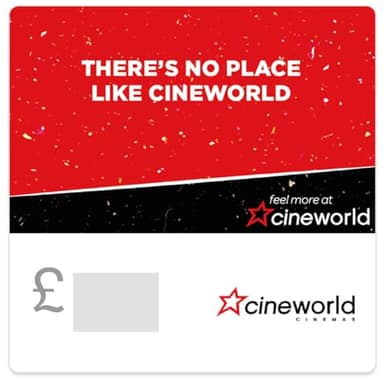 Cineworld Gift Card (No Place Like It) - UK Redemption - Delivered via Email