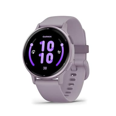 Garmin vívoactive 5, 42mm GPS smartwatch, AMOLED touchscreen, all-day health monitoring, advanced fitness features, personalised sleep coaching, Music, up to 11 days battery life, Orchid