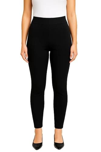 Ex High Street Brand Black Trousers Women Tummy Control Work Pants for Womens UK